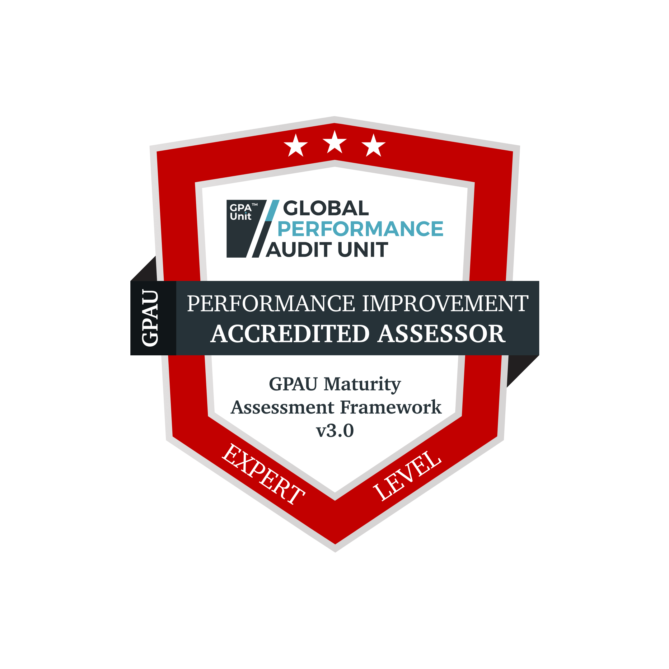 Performance Improvement Expert Level accredited assessor badge