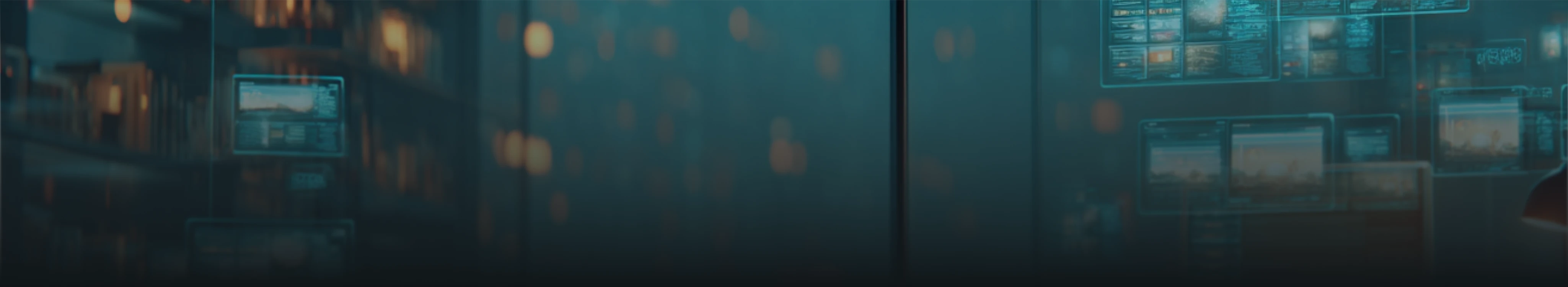 Abstract background with bokeh lights