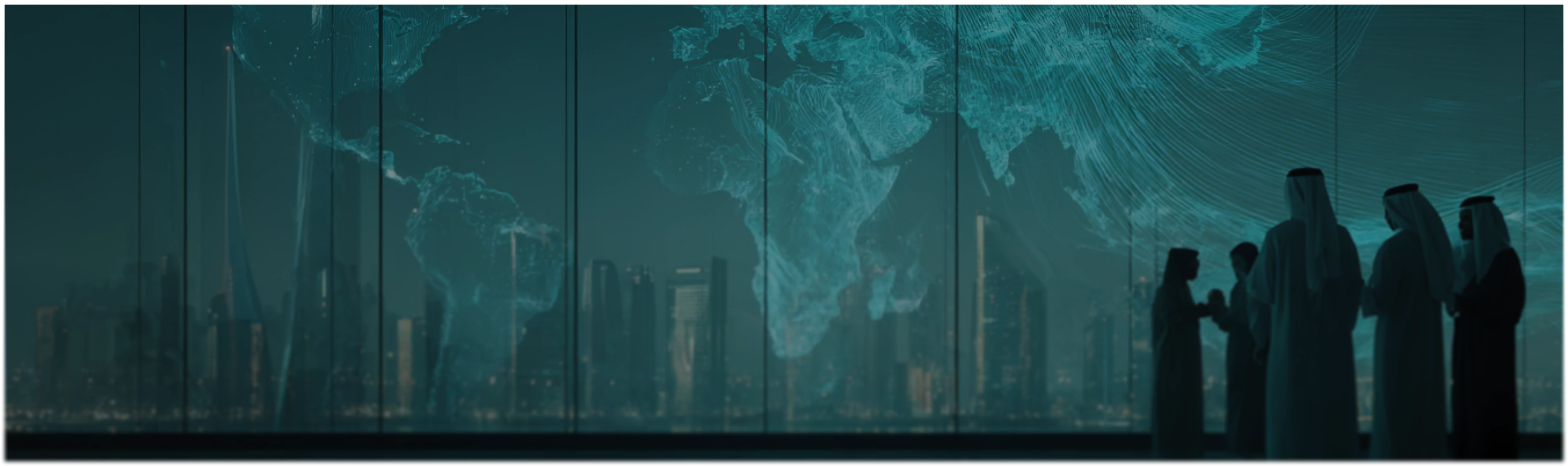 Abstract background with bokeh lights