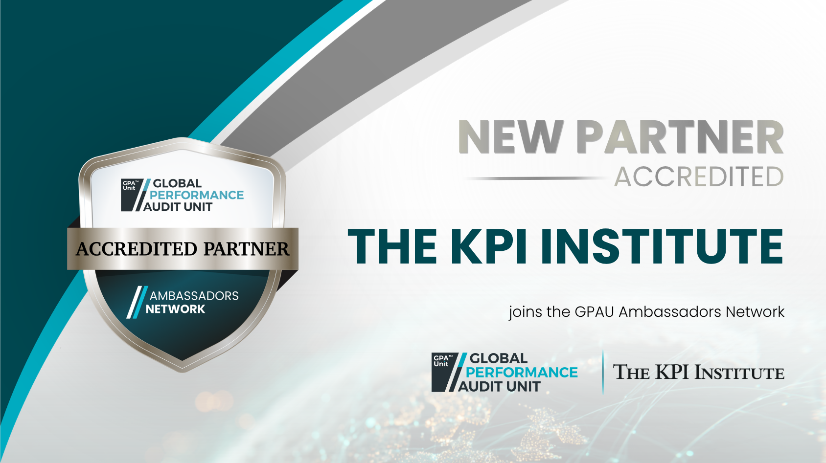 The KPI Institute partner announcement banner