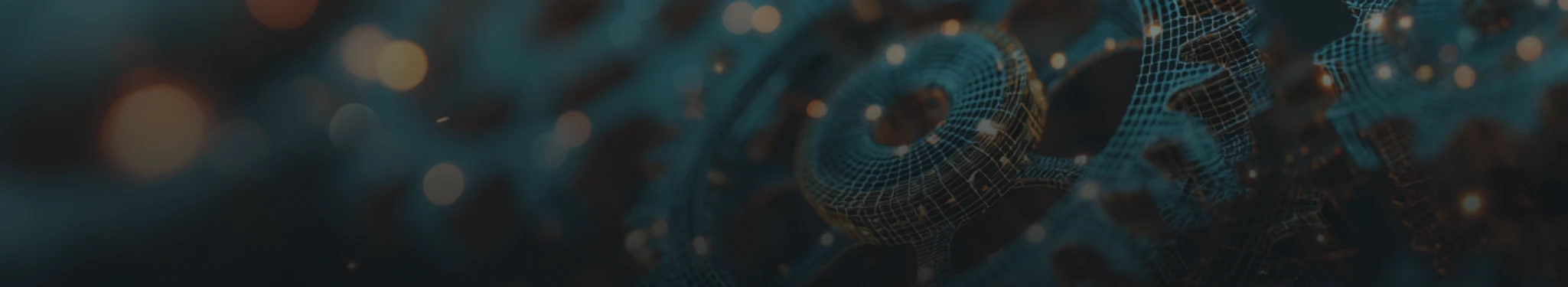 Abstract background with bokeh lights