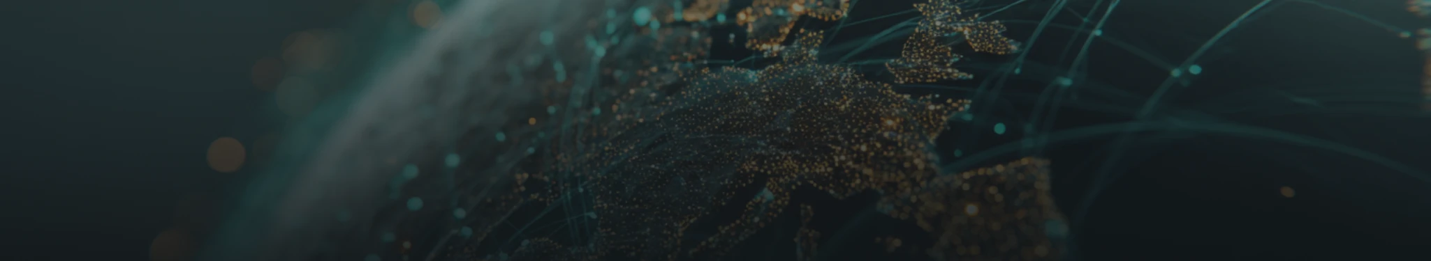 Abstract background with bokeh lights