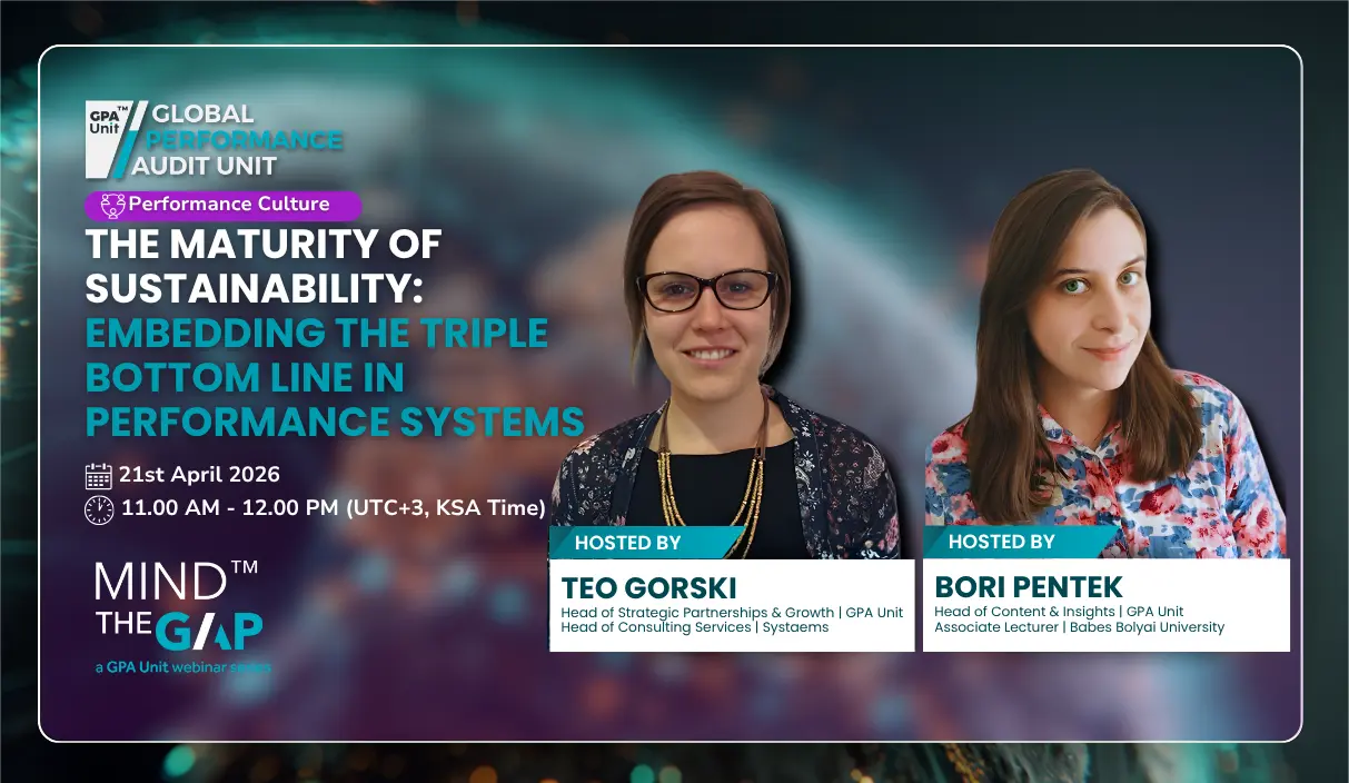 The Maturity of Sustainability: Embedding the Triple Bottom Line in Performance Systems